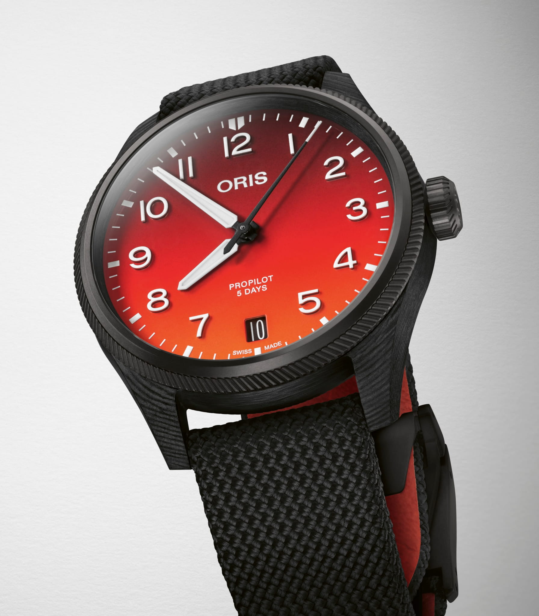 Oris Oris Propilot Coulson Limited Edition 01 400 7784 8786-Set, propilot швейцария мужские часы на браслете тканевый боковой вид